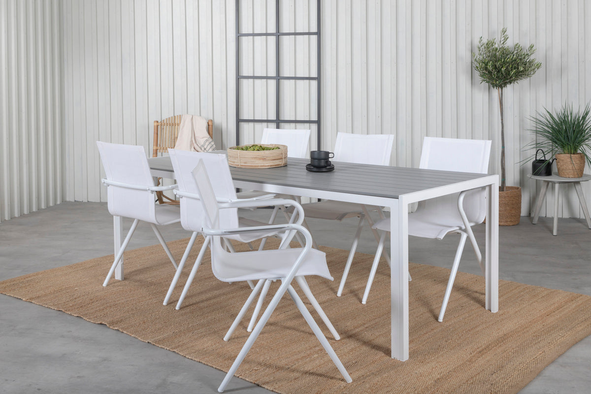 Spisebordsstol 6-pak Hvid +