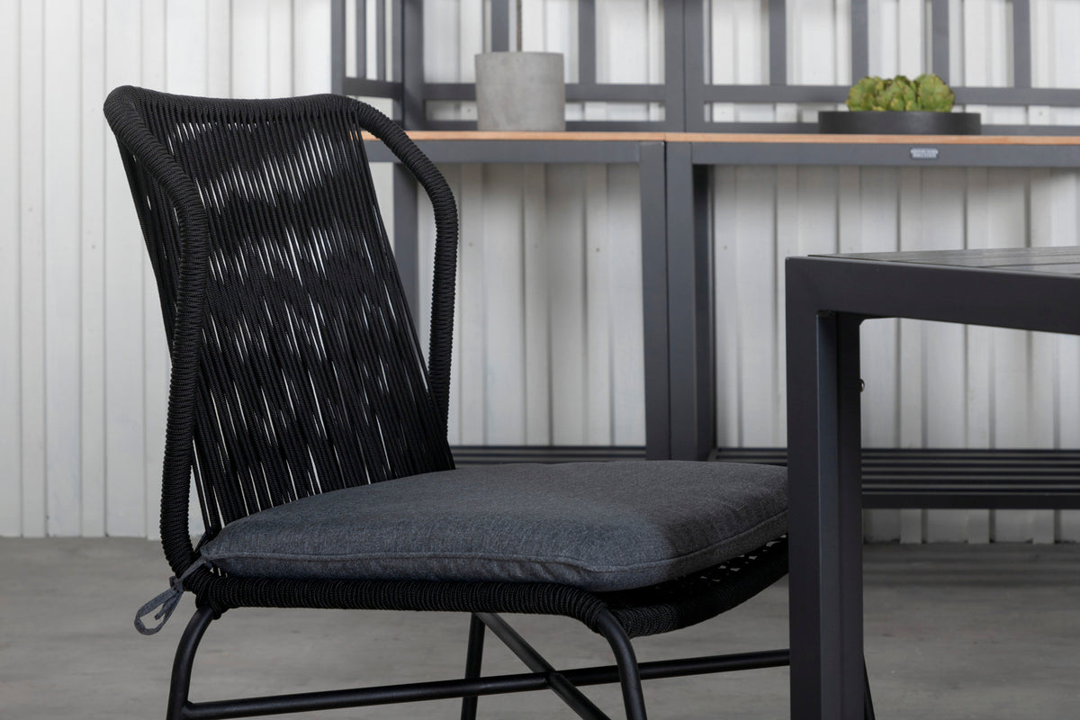 Break + Julian Spisebord 205x90 + 6 spisebordsstole