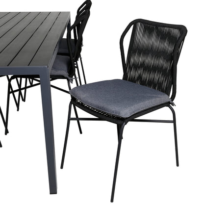 Break + Julian Spisebord 205x90 + 6 spisebordsstole