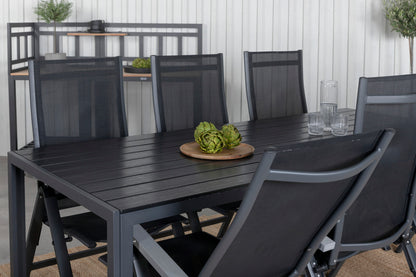 Spisestuesæt Sort Sort