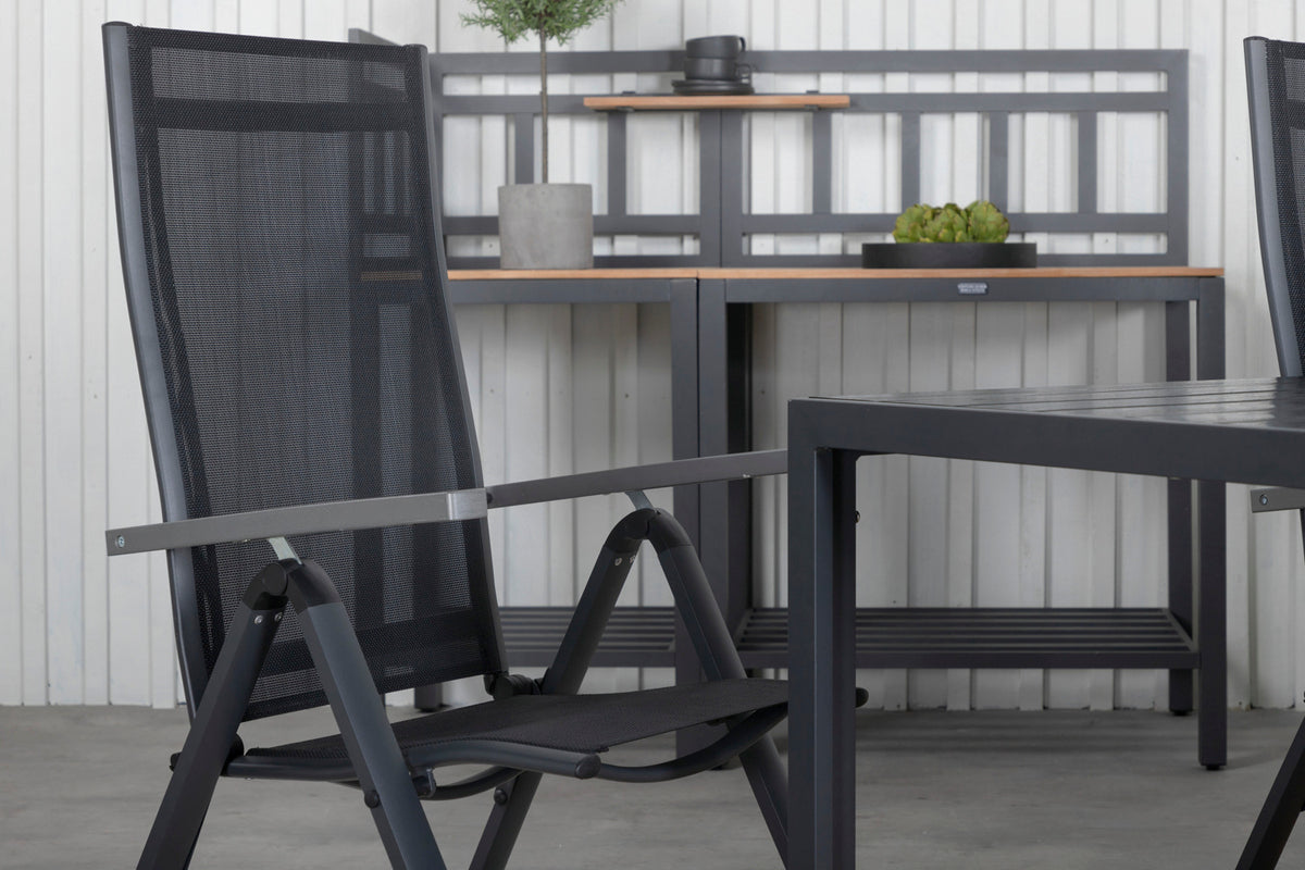 Spisestuesæt Sort Sort