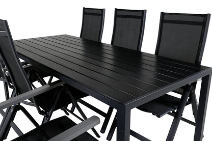Spisestuesæt Sort Sort