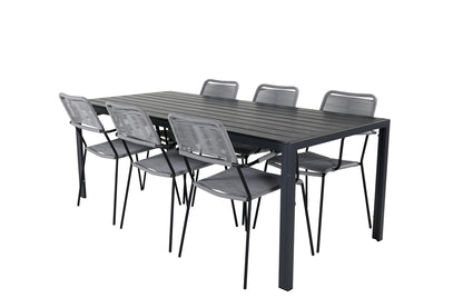 Spisegruppe Grå Sort