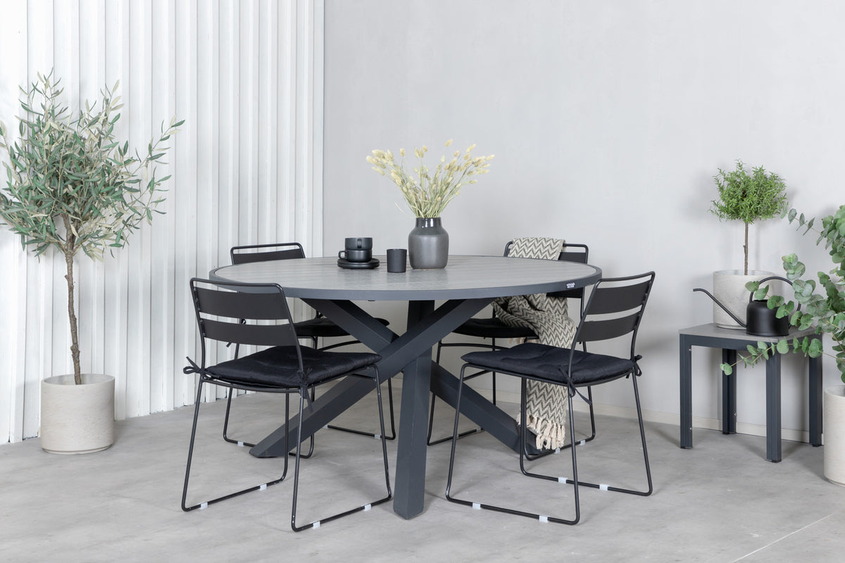 Parma, Lina Spisegrupper Sort Mørkegrå