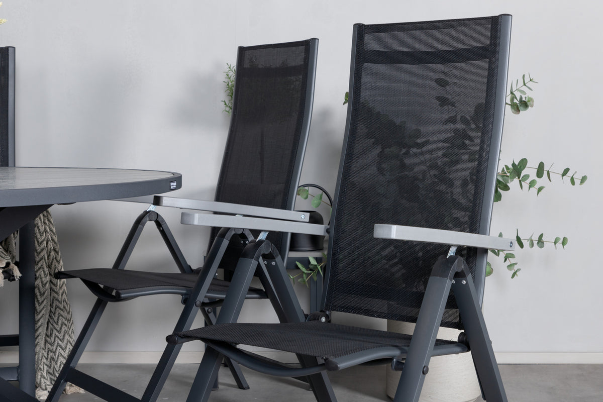 Parma, Albany Spisegrupper Sort Mørkegrå