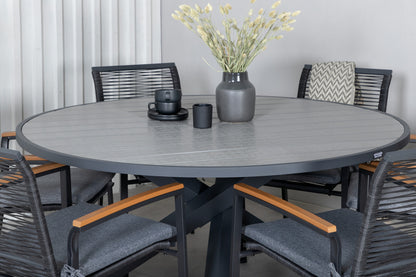 Parma, Dallas Spisegrupper Sort Mørkegrå