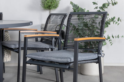 Parma, Dallas Spisegrupper Sort Mørkegrå