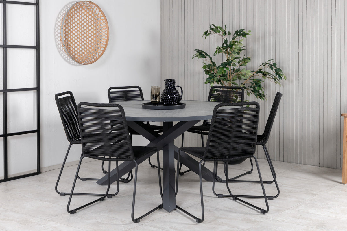 Parma, Lindos Spisegrupper Sort Mørkegrå