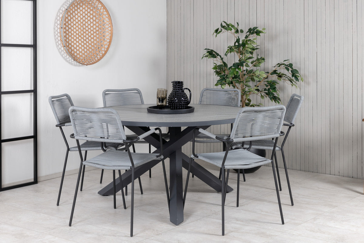 Parma, Lindos Spisegrupper Grå Mørkegrå