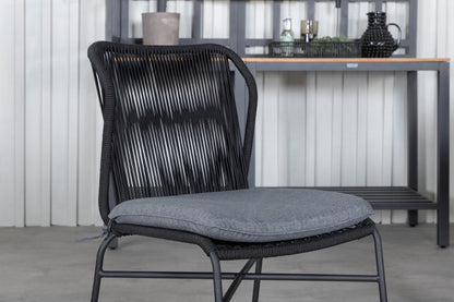 Julian & Panama Spisestole Sort + Spisebord 152x90