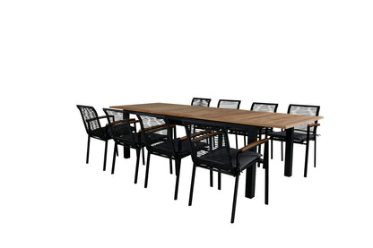 Panama, Dallas Spisegrupper Sort Natur