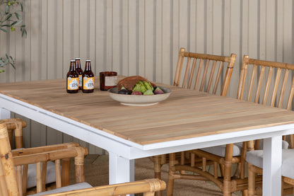 Cane & Mexico Spisestole Natur + Spisebord 160 x 91