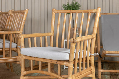 Cane & Mexico Spisestole Natur + Spisebord 160 x 91