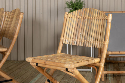 Cane & Mexico Caféstole Natur + Spisebord 90x160/240