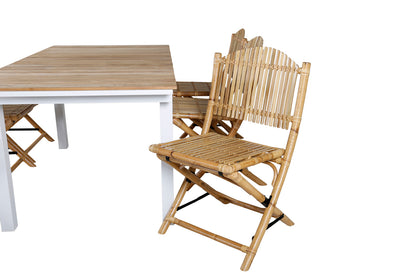 Cane & Mexico Caféstole Natur + Spisebord 90x160/240