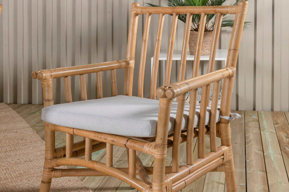 Cane & Marbella Spisestole Natur + Spisebord 160 x 100