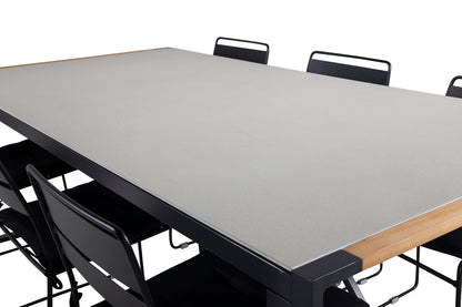 Spisestuesæt Sort Sort