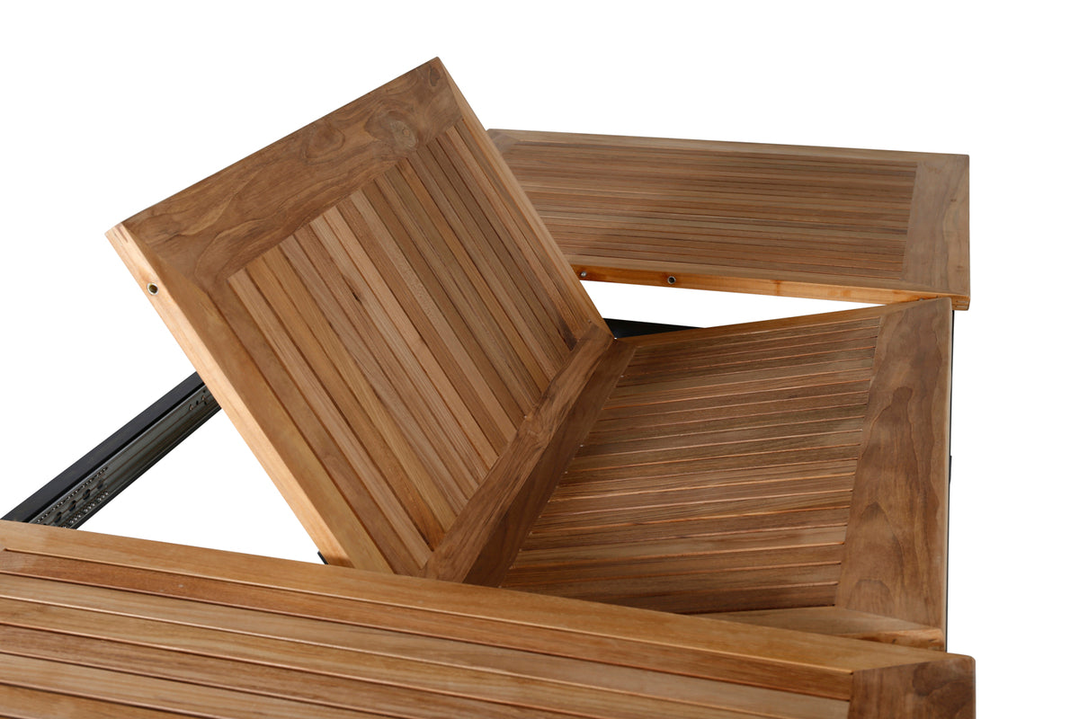 Panama Positionsstole Sort + Spisebord 160 x 90