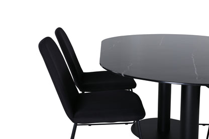 Pillan, Muce Oval Dining Set