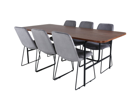 Uno, Muce Rektangulært Spisebordssæt