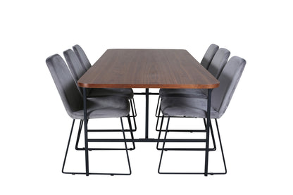 Uno, Muce Rektangulært Spisebordssæt