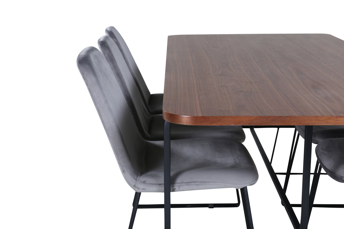 Uno, Muce Rektangulært Spisebordssæt