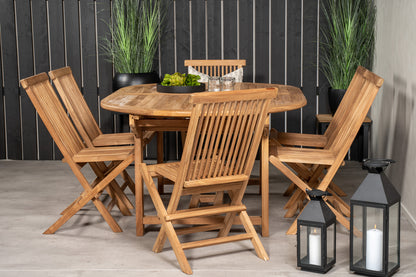 Kenya Spisebordsstole Natur + Spisebord 180 x 120