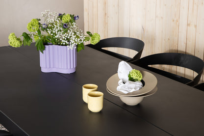 Modena & Slit Spisebord 200x100 + Spisestole Sort