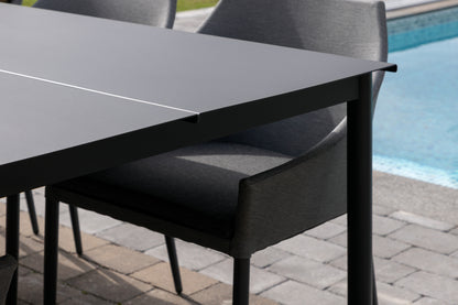 Spoga & Modena Spisestole Grå + Spisebord 200x100