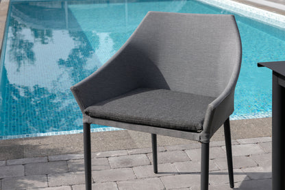 Spoga & Modena Spisestole Grå + Spisebord 200x100