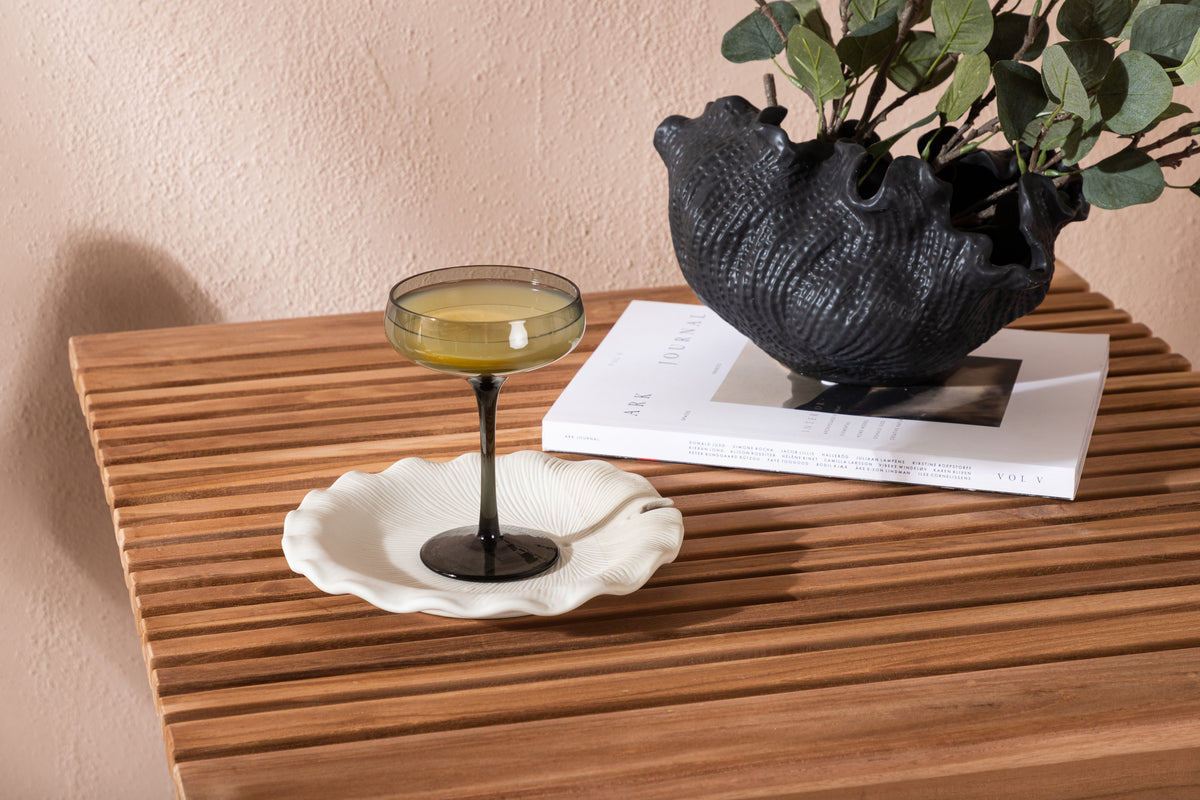 Cafébord 70 x 70 Natur + Spisebordsstol 2-pak Natur