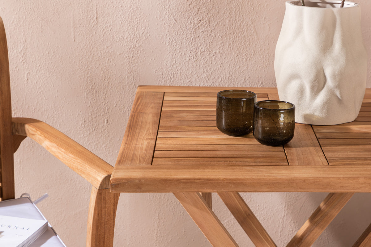 Kenya Spisebordsstole Guld + Spisebord 70