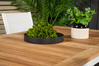 Texas & Panama Spisestole Hvid + Spisebord 160 x 90