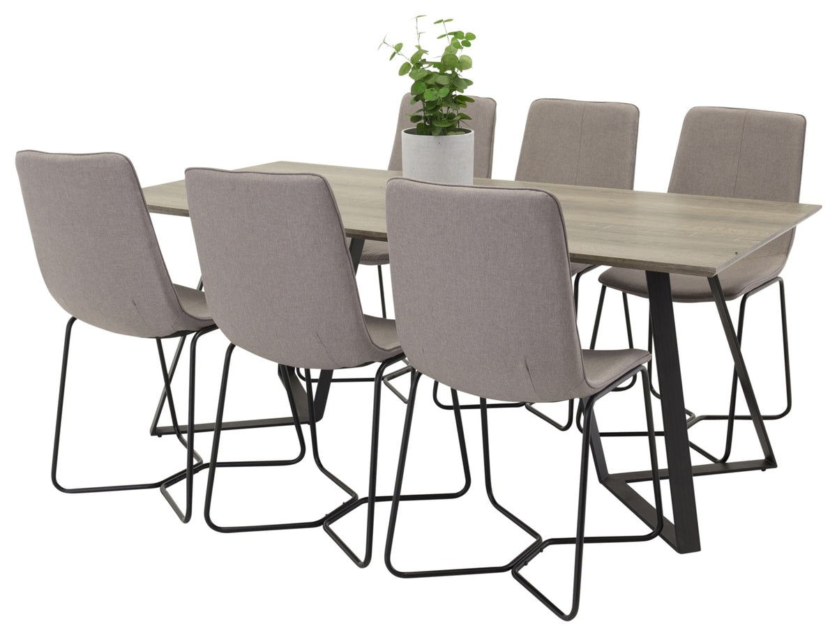 Rektangulært spisesæt