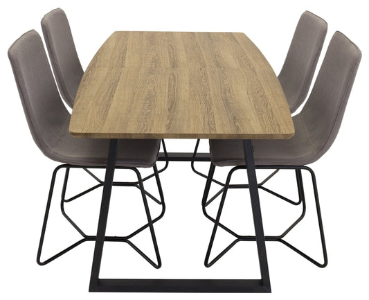 Rektangulært spisesæt