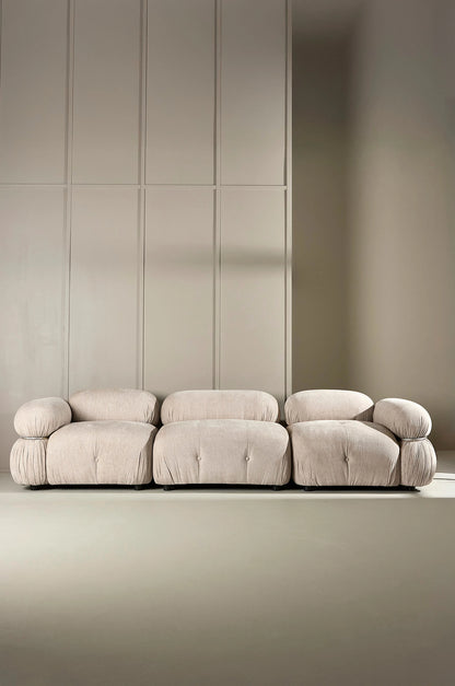Mika Sofa Højre-Modul Beige Sort