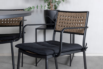 Alma & Paola Spisebord ⌀120 + Spisestole Natur