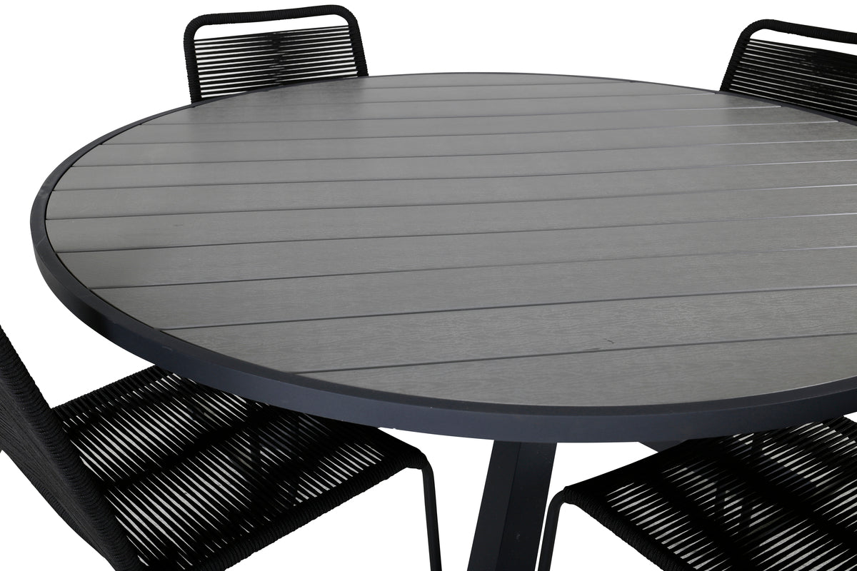 Parma, Lindos Spisegrupper Sort Mørkegrå