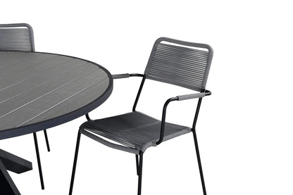 Parma, Lindos Spisegrupper Grå Mørkegrå