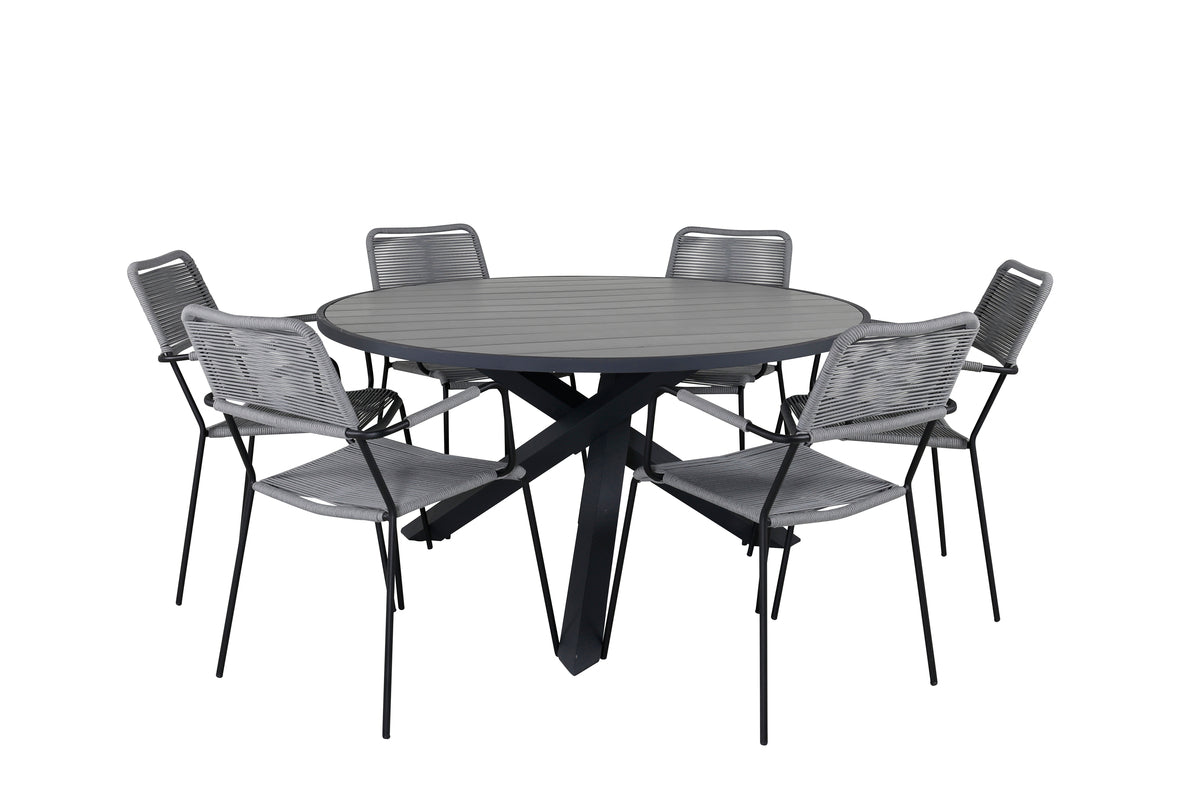 Parma, Lindos Spisegrupper Grå Mørkegrå