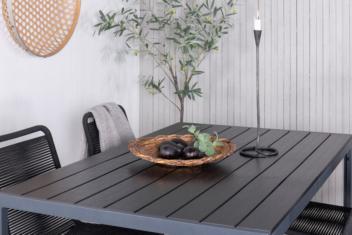 Spisestuesæt Sort Sort