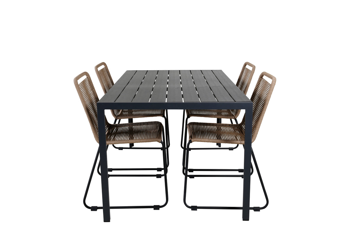 Spisebordsstol 2-pak Brun +