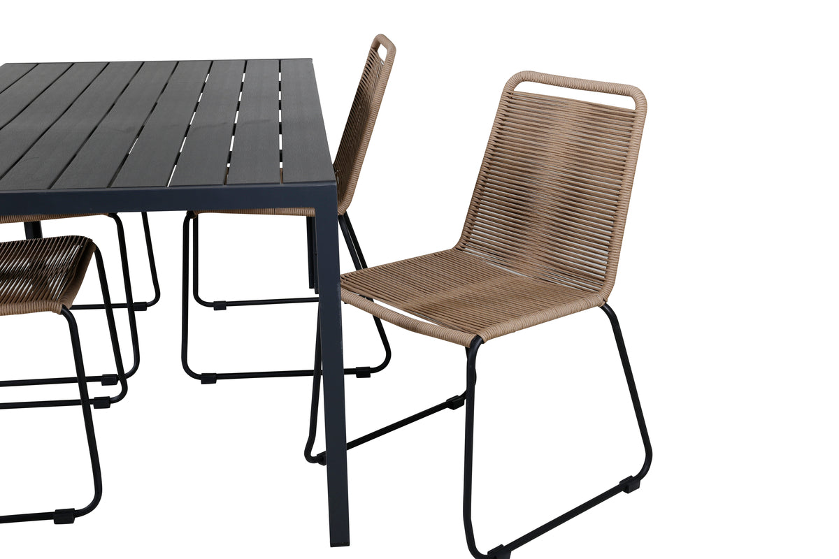 Spisebordsstol 2-pak Brun +