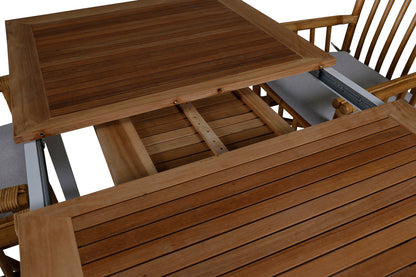 Cane & Panama Spisestole Natur + Spisebord 160 x 90