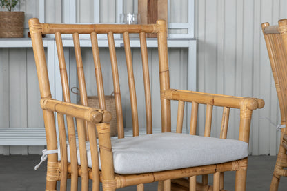 Cane & Panama Spisestole Natur + Spisebord 160 x 90