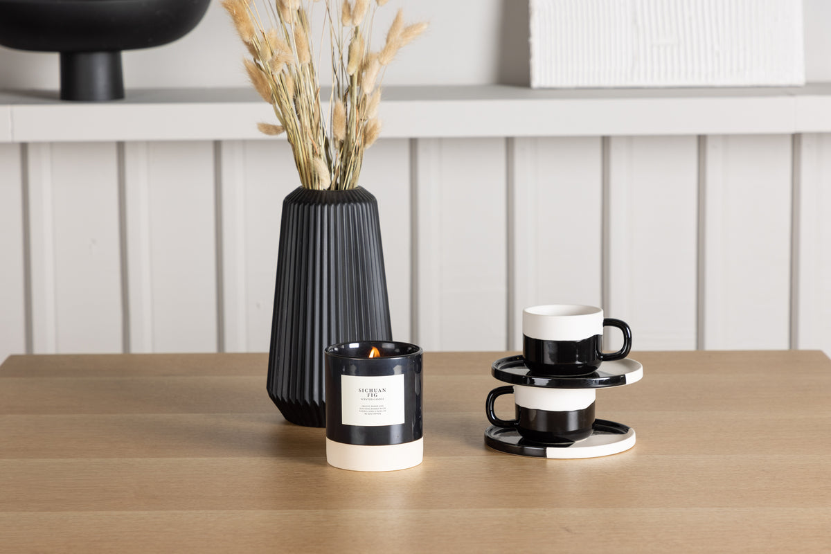 Spisebordsstol 2-pak Natur + Rektangulært Spisebord 100 x 100 Natur