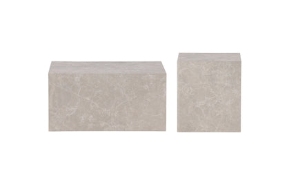 York Sofabord 40x60x80 Beige + Sofabord 45x40x40 Beige