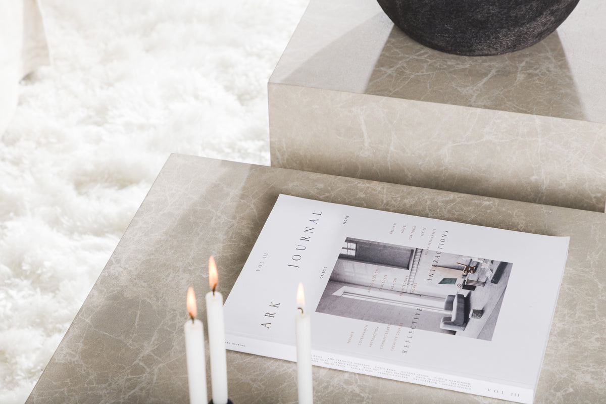 York Sofabord 40x60x80 Beige + Sofabord 45x40x40 Beige