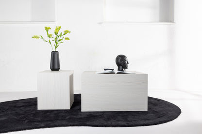 York Sofabord 40 x 40 Hvidvasket + Sofabord 80 x 60 Hvidvasket