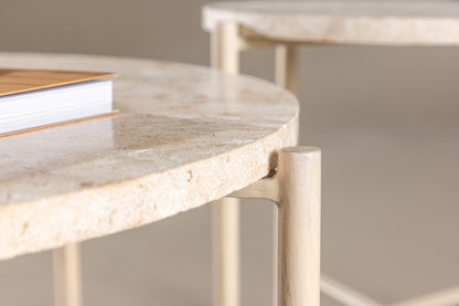 Sofa Bord ø70 ø40 Beige